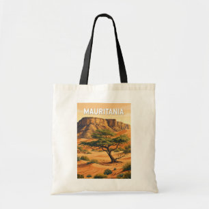 Mauretanien Illustration Reise Kunst Vintage Tragetasche