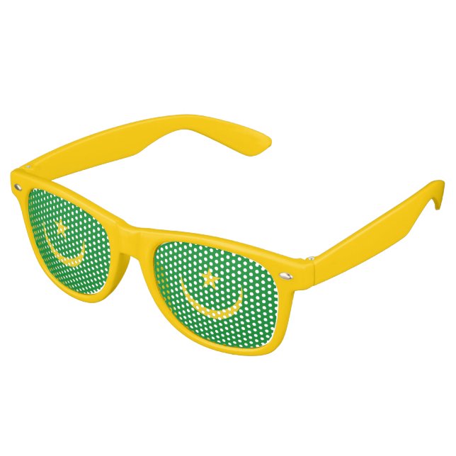 Mauretanien Partybrille (Schrägansicht)
