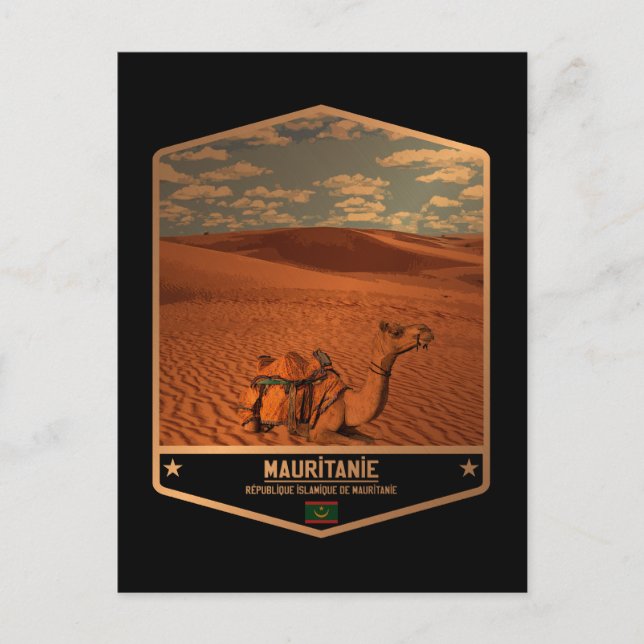 Mauretanien Postkarte (Vorderseite)