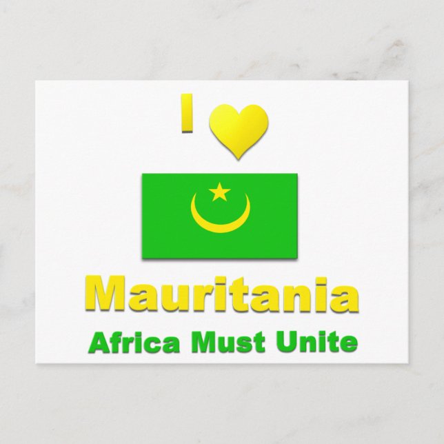 Mauretanien Postkarte (Vorderseite)