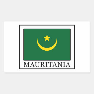 Mauretanien Rechteckiger Aufkleber
