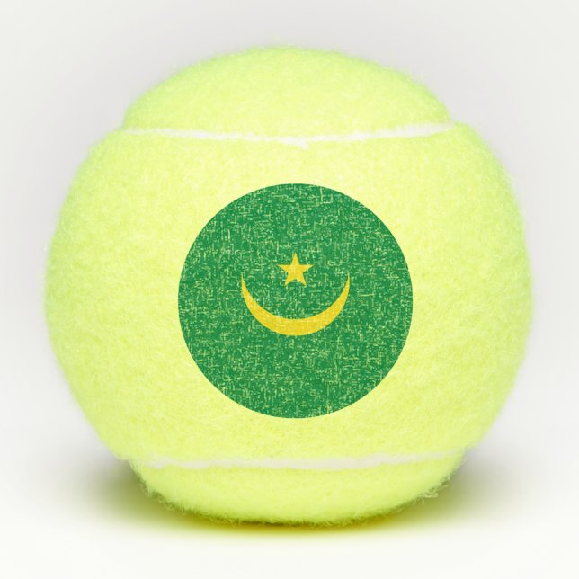Mauretanien Tennisbälle (Vorderseite)