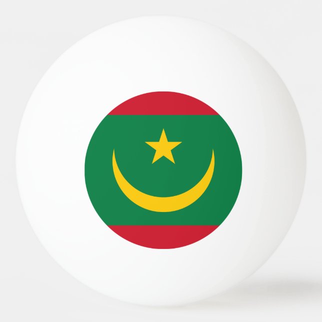 Mauretanien Tischtennisball (Vorderseite)