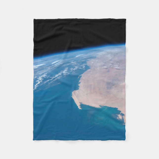Mauretanien und Western Sahara vor der Küste Afrik Fleecedecke (Vorderseite)