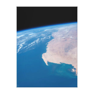 Mauretanien und Western Sahara vor der Küste Afrik Leinwanddruck