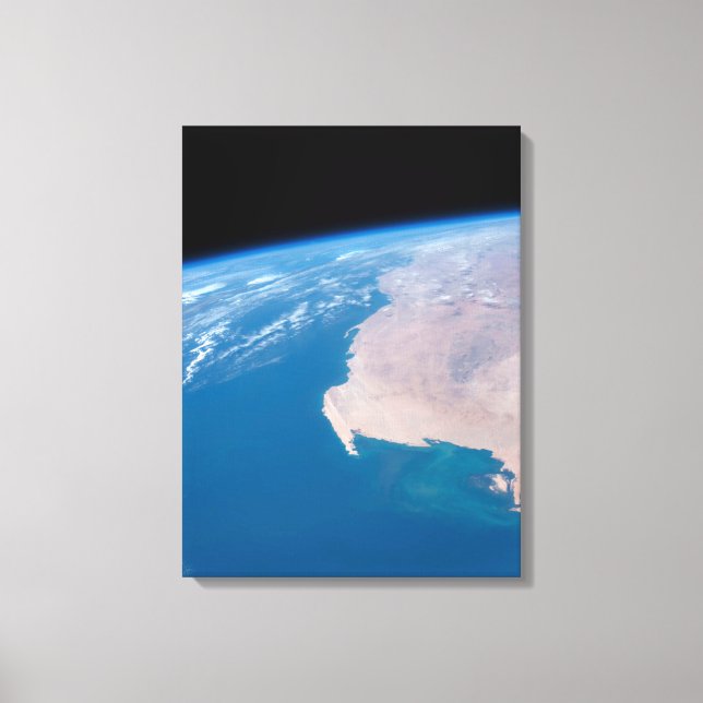 Mauretanien und Western Sahara vor der Küste Afrik Leinwanddruck (Vorderseite)