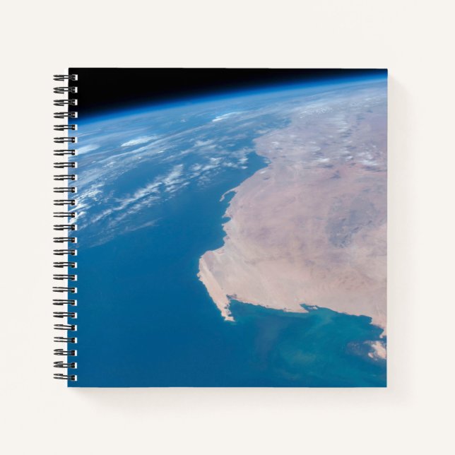 Mauretanien und Western Sahara vor der Küste Afrik Notizbuch (Vorderseite)