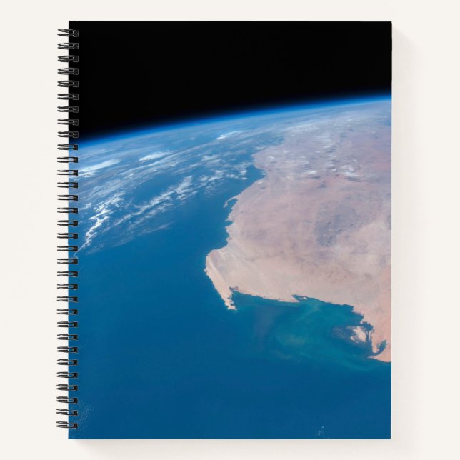 Mauretanien und Western Sahara vor der Küste Afrik Notizbuch (Vorderseite)