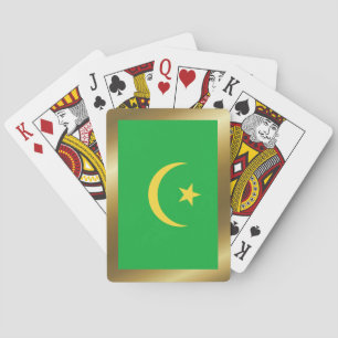 Mauretanienflagge Spielkarten