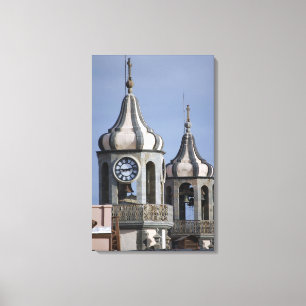 Mauretanische Architektur von La Orotava, Teneriff Leinwanddruck