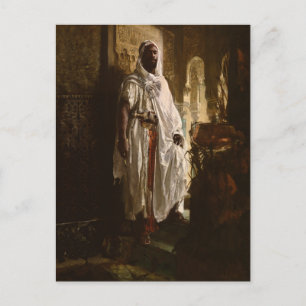Mauretanischer Häuptling Afrikanische Kunst Malere Postkarte