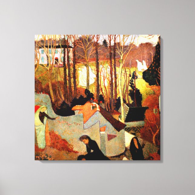 Maurice Denis - Ostergeheimnis, Kunstmalerei Leinwanddruck (Vorderseite)