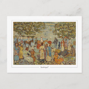 Maurice Prendergast #645 - Carte postale d'art fin