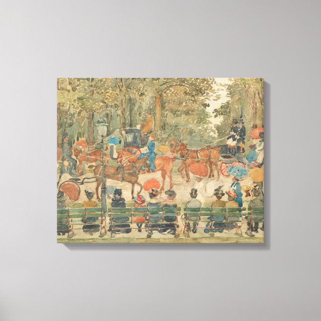 Maurice Prendergast - Central Park, 1901 Leinwanddruck (Vorderseite)