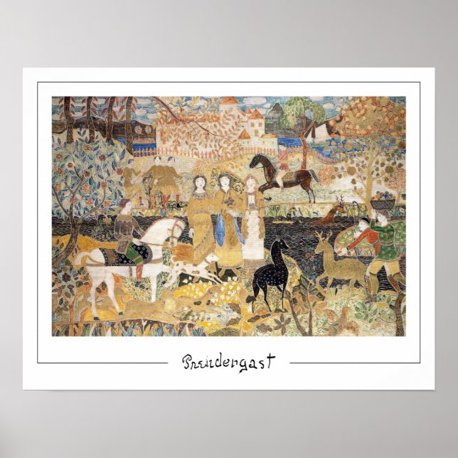 Maurice Prendergast Poster d'art Zedign #7-2 (Devant)
