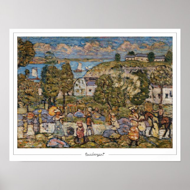 Maurice Prendergast Zedign Art Poster #10 (Vorne)