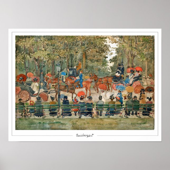 Maurice Prendergast Zedign Art Poster #14 (Vorne)