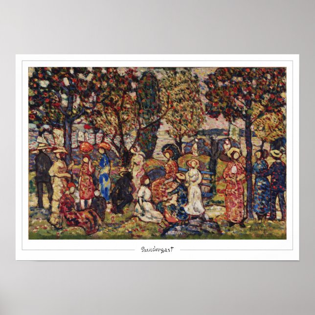 Maurice Prendergast Zedign Art Poster #16 (Vorne)