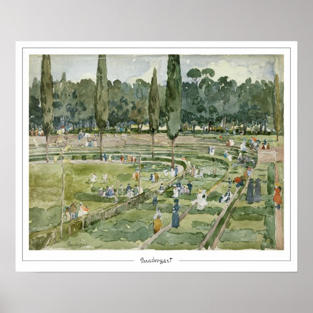 Maurice Prendergast Zedign Art Poster #375 (Vorne)