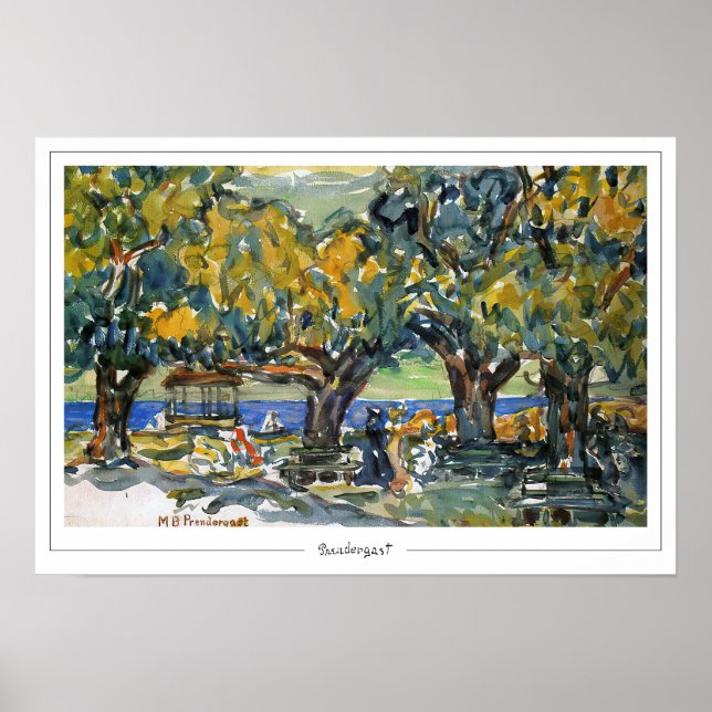 Maurice Prendergast Zedign Art Poster #431 (Vorne)
