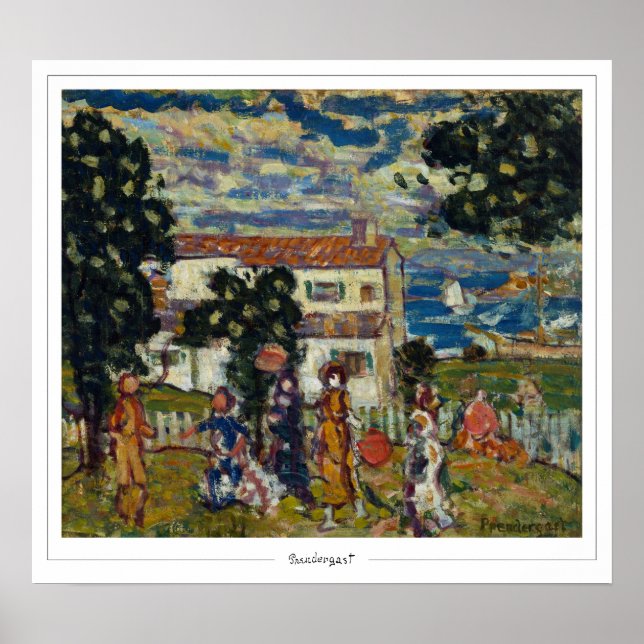 Maurice Prendergast Zedign Art Poster #569 (Vorne)