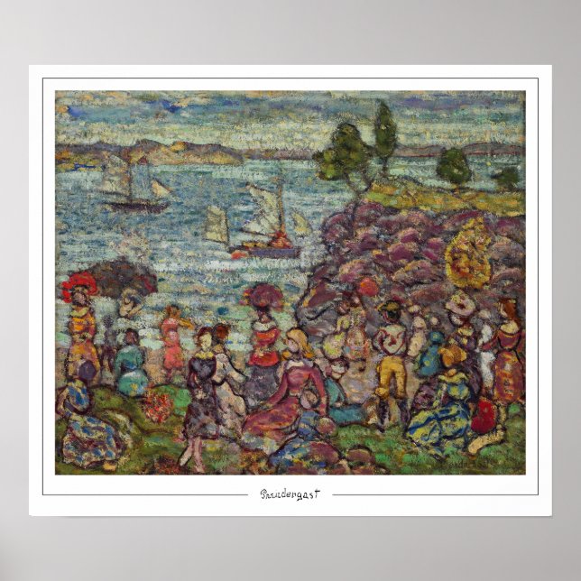 Maurice Prendergast Zedign Art Poster #573 (Vorne)
