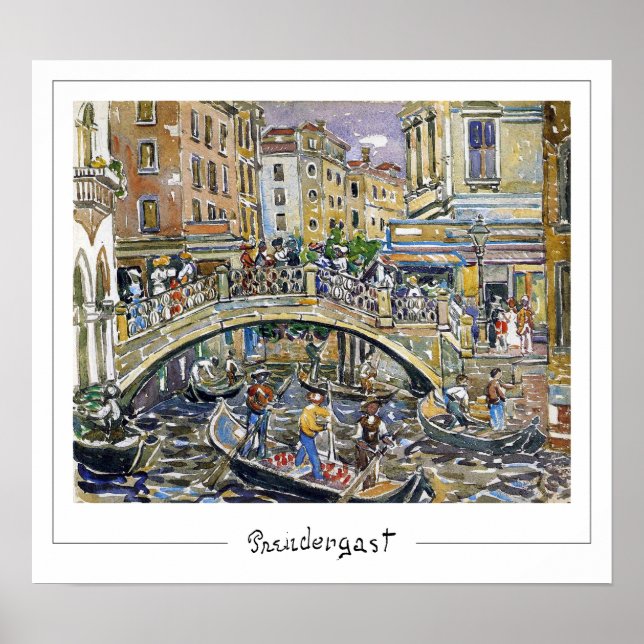 Maurice Prendergast Zedign Art Poster #57-2 (Vorne)