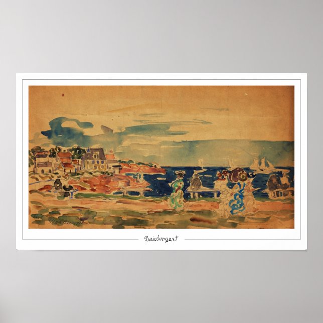 Maurice Prendergast Zedign Art Poster #596 (Vorne)
