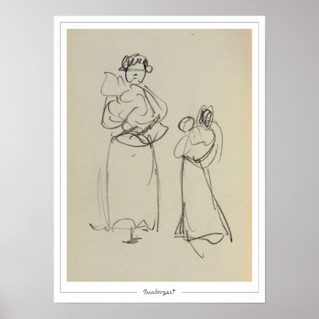 Maurice Prendergast Zedign Art Poster #598 (Vorne)