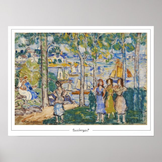 Maurice Prendergast Zedign Art Poster #602 (Vorne)