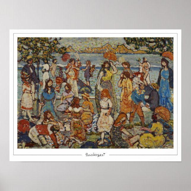 Maurice Prendergast Zedign Art Poster #631 (Vorne)