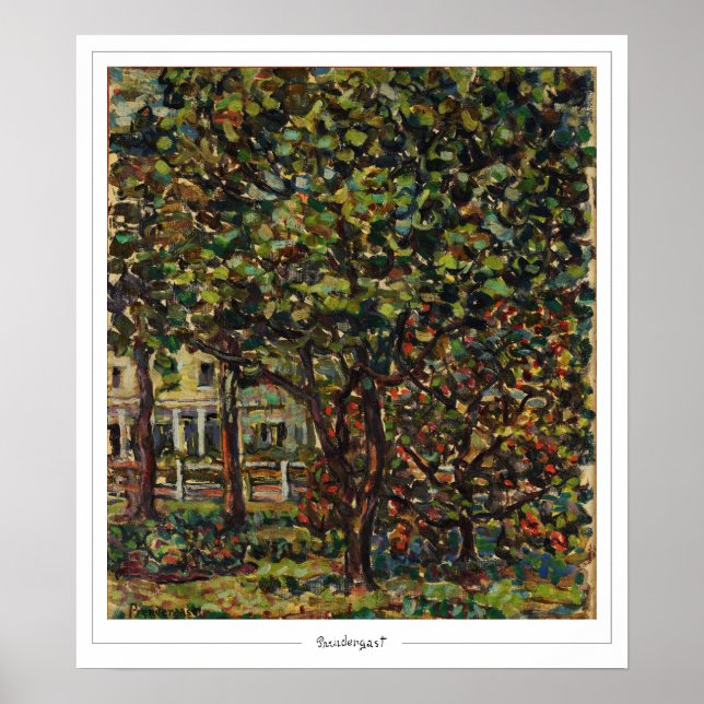 Maurice Prendergast Zedign Art Poster #639 (Vorne)