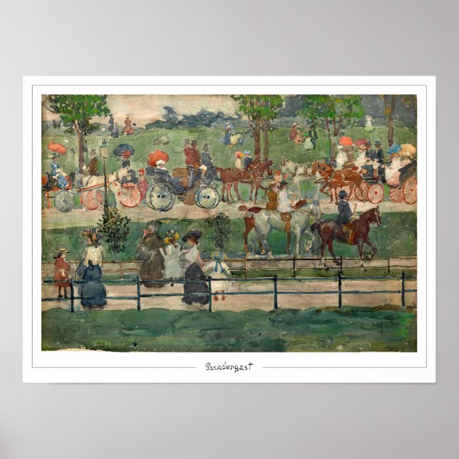 Maurice Prendergast Zedign Art Poster #7 (Vorne)