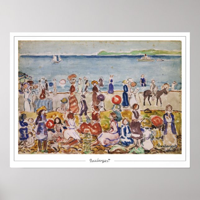Maurice Prendergast Zedign Art Poster #9 (Vorne)