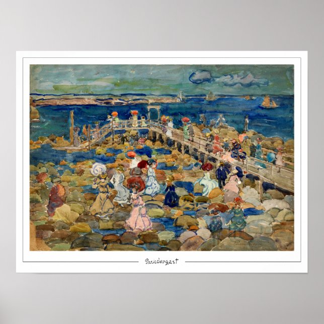 Maurice Prendergast Zedign Poster d'art #159 (Devant)
