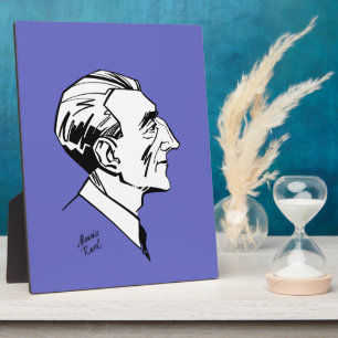Maurice Ravel Fotoplatte