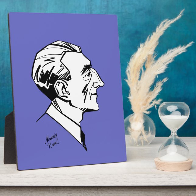 Maurice Ravel Fotoplatte (Seite)