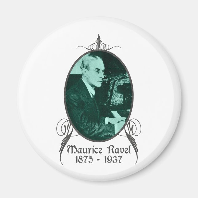 Maurice Ravel Magnet (Vorne)