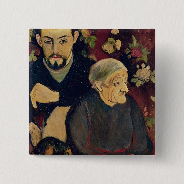 Maurice Utrillo, seine Großmutter und sein Hund Button (Vorderseite)