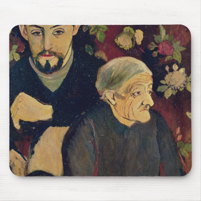 Maurice Utrillo, seine Großmutter und sein Hund Mousepad (Vorne)
