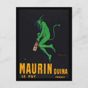 Maurin Quina Absinth Postkarte