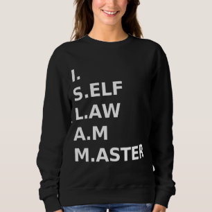 Maurische Amerikanerin, ich selbst-Jurist Sweatshirt
