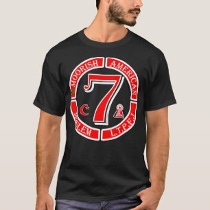 Maurische Amerikanische Moslem Moor Circle 7 T-Shirt
