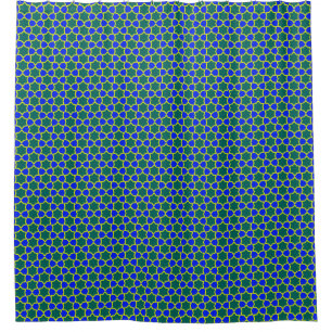 Maurische Mosaikfliese Duschvorhang