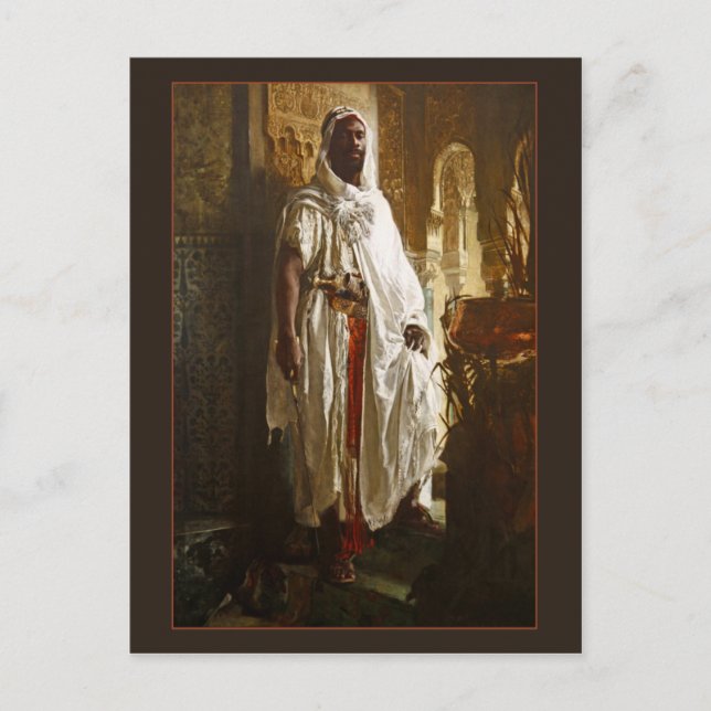 Maurischer Leiter von Eduard Charlemont Postkarte (Vorderseite)