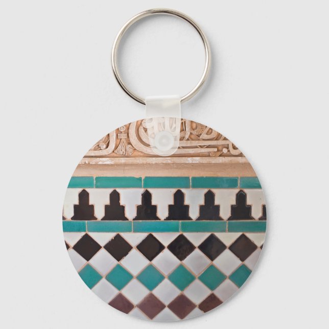 maurischer Mosaik-Schlüsselanhänger Schlüsselanhänger (Vorderseite)