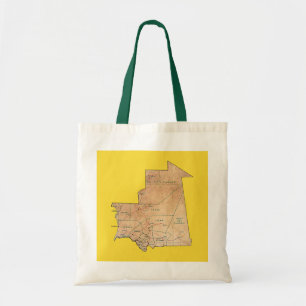 Mauritania Map Bag Tragetasche