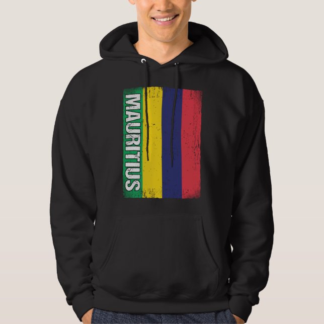 Mauritian Flag Mauritius Hoodie (Vorderseite)