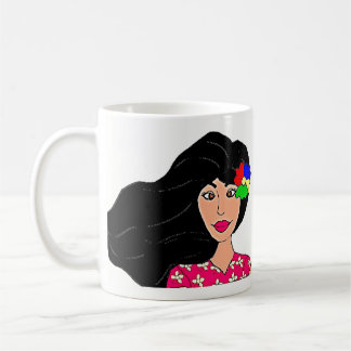 Mauritische Dame Kaffeetasse