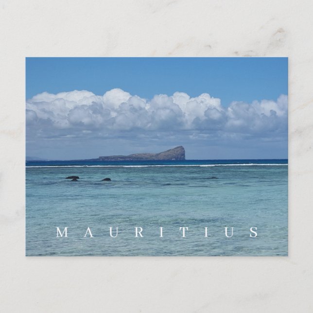 Mauritius Coin de Mire View Postkarte (Vorderseite)